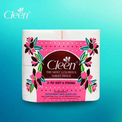Cleen Toilet Roll - 800 GM ( 400 Sheets x 4 Rolls )